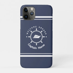 Case-Mate iPhone Case Bleu Marine Ancre nautique club bateau marina