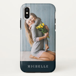 Case-Mate iPhone Case Bleu Marine   Monographie photo verticale personna