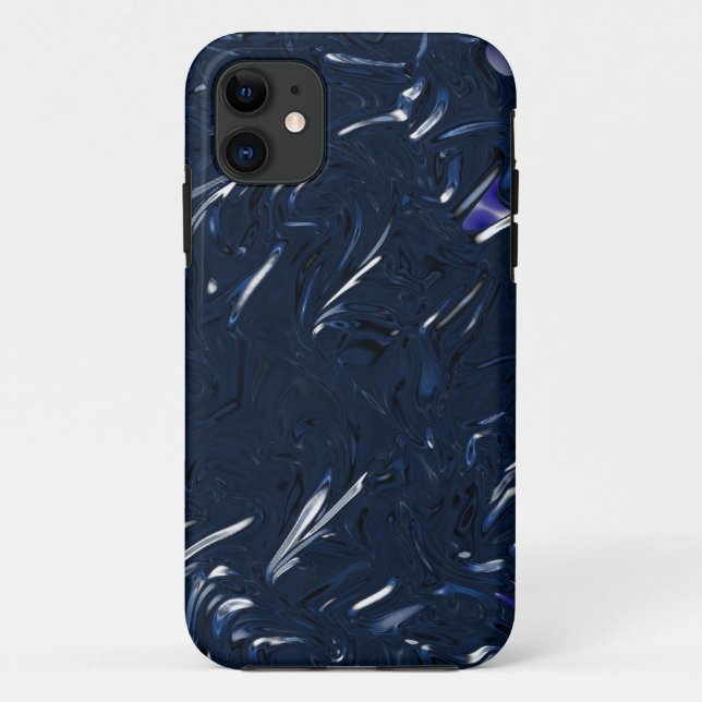 Coques Case-Mate iPhone Bleu métallique (Dos)