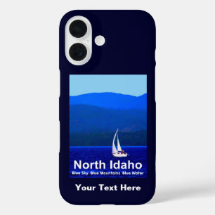 Coque Pour iPhone 16 Bleu nord de l'Idaho