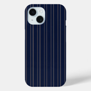 Coque Case-Mate iPhone Bleu Nuit Ivoire Or Rayures