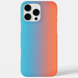 Coque iPhone 16 Pro Max Bleu orange doux