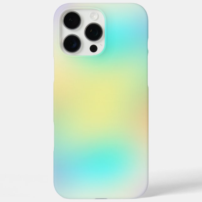 Coques Case-Mate iPhone Bleu pastel jaune et violet (Verso)