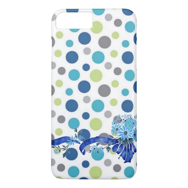 Coques Case-Mate iPhone Bleu pointu Whimsical (Dos)