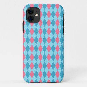 Coque Case-Mate iPhone Bleu rose Jacquard