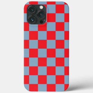 Case-Mate iPhone Case Bleu rouge À damiers En vichy Motif