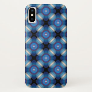 Coque Case-Mate iPhone Bleu Spacey Géométrique