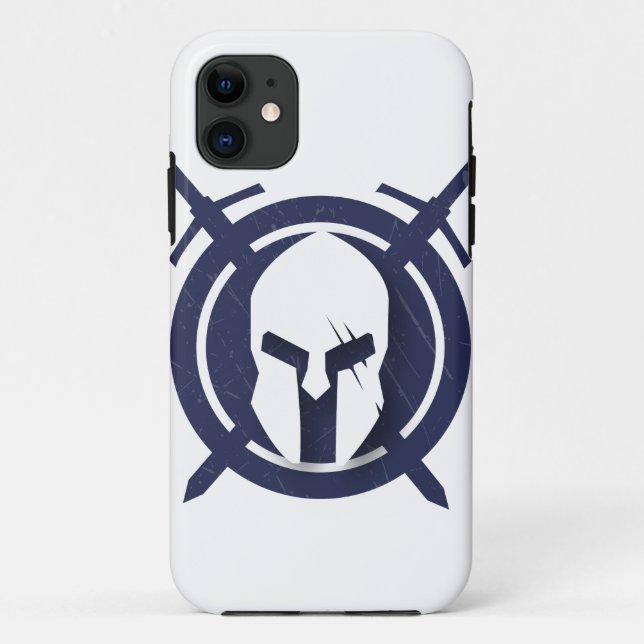 Coques Case-Mate iPhone Bleu spartiate (Dos)