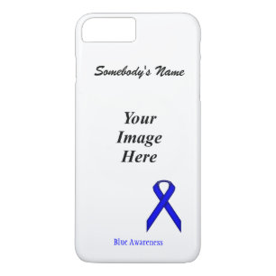 Case-Mate iPhone Case Bleu Standard Ribbon Tmpl par Kenneth Yoncich