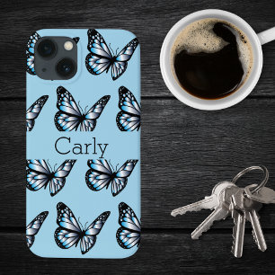 Case-Mate iPhone Case Bleu sur les papillons bleus et plus de papillons