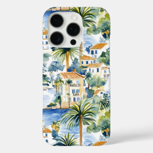 Coque iPhone 16 Pro Bleu Tropical Méditerranée