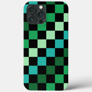 Case-Mate iPhone Case Bleu vert À damiers En vichy Motif