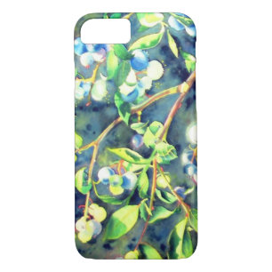 Case-Mate iPhone Case Bleuets, fruit romantique Peinture d'aquarelle