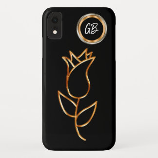 Case-Mate iPhone Case Bling à monogramme pailleté motif floral