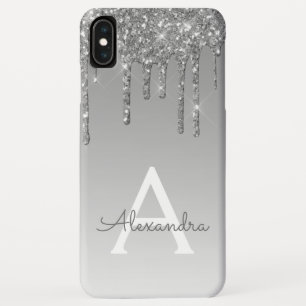 Case-Mate iPhone Case Bling argenté Monogramme Parties scintillant éti