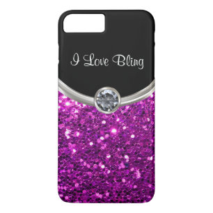 Coque Case-Mate Pour iPhone Bling élégant pourpre