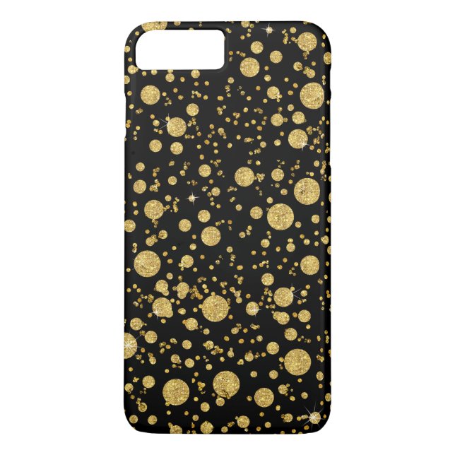 Coques Case-Mate iPhone BLK-AJR-CARD-random-bubble-dots-glitter-BACK-G.jpg (Dos)