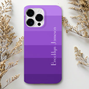 Coque Case-Mate iPhone Bloc de couleur chic violet personnalisé