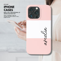 Bloc de couleur minimaliste rose pâle simple