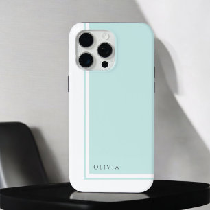 Coque Case-Mate iPhone Bloc de couleur minimaliste simple et élégant avec