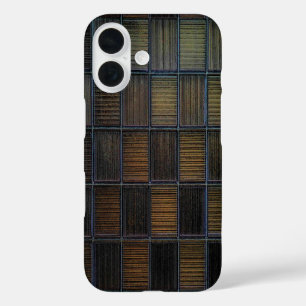 Coque Pour iPhone 16 Bloc de couleur neutre aspect corduroy