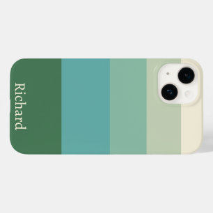 Coque Case-Mate iPhone Bloc vert à cinq ombres