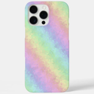 Coque iPhone 16 Pro Max Blocs dans Pastel Colors 3D Rainbow Art