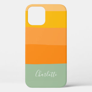 Case-Mate iPhone Case Blocs de couleur Abstraits Orange Nom de la monnai