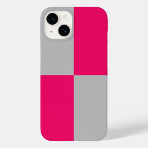 Coque Case-Mate iPhone Blocs de couleur rose et gris chaud