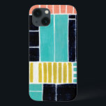Etui iPhone 13 Blocs géométriques<br><div class="desc">Blocs géométriques. Artiste : Grâce Popp. Identification d'image : 150774FN.</div>