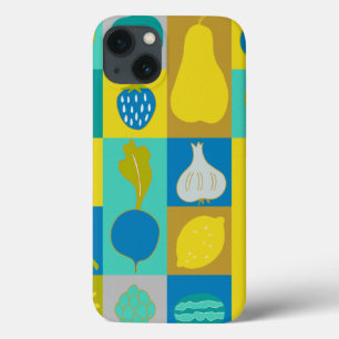 Etui iPhone 13 Blocs végétariens I