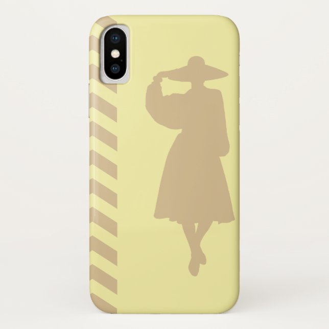 Coques Case-Mate iPhone Blonde Crème Neutral Chevrons Mode (Dos)