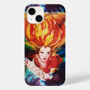 Coque Case-Mate iPhone BLONDE EN ROUGE Beauté Fashion Aquarelle