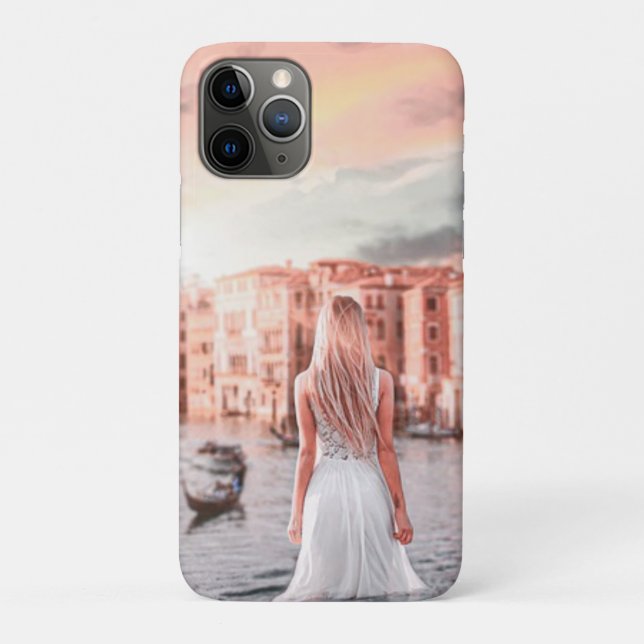 Coques Case-Mate iPhone Blondie Dans Venise Romantique (Dos)
