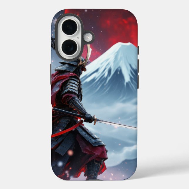 Coques Case-Mate iPhone Blood Moon Samurai: The Last Stand at Mount Fuji (Verso)