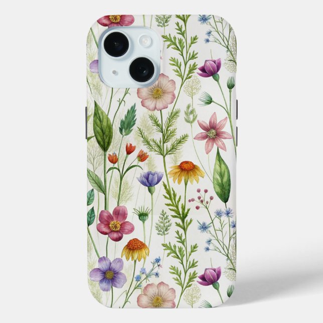 Coques Case-Mate iPhone Bloom Wildflowers (Verso)