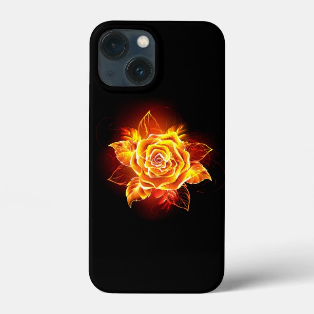 Coques Case-Mate iPhone Blooming Fire Rose (Verso)