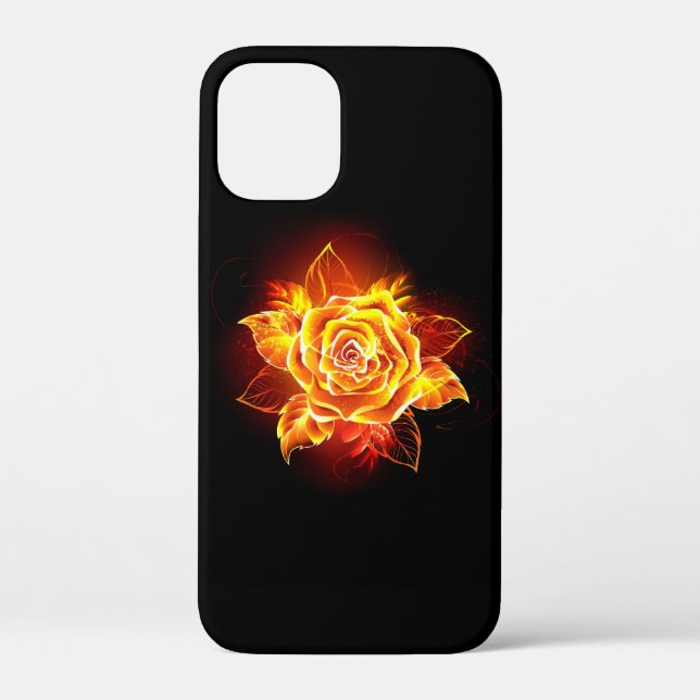Coques Case-Mate iPhone Blooming Fire Rose (Verso)