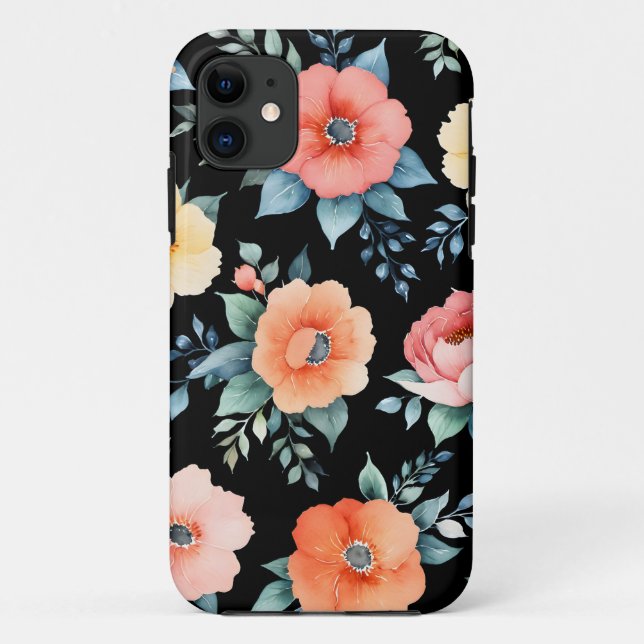 Coques Case-Mate iPhone Bloomscape Nocturne (Dos)