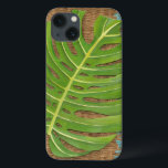 Coque Case-Mate iPhone Bloquer l'impression de la paume sur l'Arrière - p<br><div class="desc">Chariklia Zarris a créé ce bloc d'impression de palmiers. Le brun de l'arrière - plan en osier crée une sensation de terroir éblouissante sur laquelle la feuille de palme se repose. Si vous ne pouvez pas posséder votre propre palmier,  c'est la meilleure chose à faire !</div>