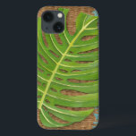Coque Case-Mate iPhone Bloquer l'impression de la paume sur l'Arrière - p<br><div class="desc">Chariklia Zarris a créé ce bloc d'impression de palmiers. Le brun de l'arrière - plan en osier crée une sensation de terroir éblouissante sur laquelle la feuille de palme se repose. Si vous ne pouvez pas posséder votre propre palmier,  c'est la meilleure chose à faire !</div>