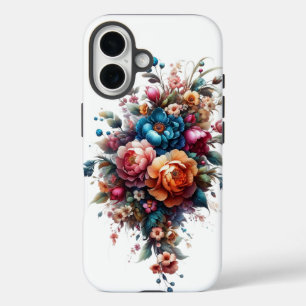 Coque Pour iPhone 16 Blossom Elégance : Floral Téléphone C