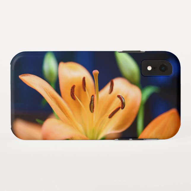 Coques Case-Mate iPhone Blossom orange Lilly (Dos (Horizontal))