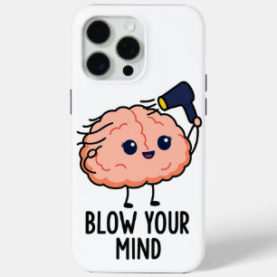 Coque Case-Mate iPhone Blow Your Mind Sticker - Cerveau mignon avec sèche