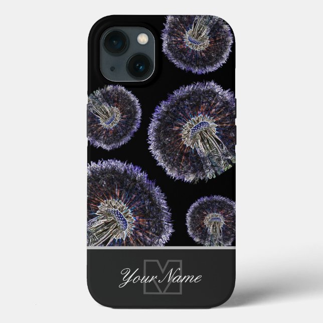 Coques Case-Mate iPhone Blowball en néon-pop-art avec monogramme ! Cas (Verso)