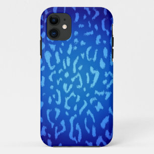 Etui iPhone Case-Mate Blue animal print fur skin of leopard 2
