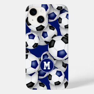 Coque Case-Mate iPhone Blue black équipe couleurs filles bals de football