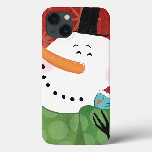 Coques Case-Mate iPhone Blue Christmas Mug with Dark Cocoa (Verso)