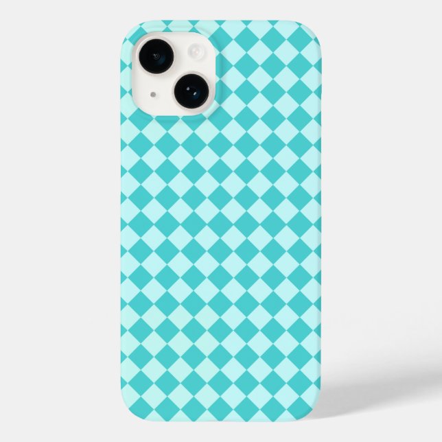 Coques Case-Mate iPhone Blue Combination Diamond Motif par Shirley Taylor (Verso)