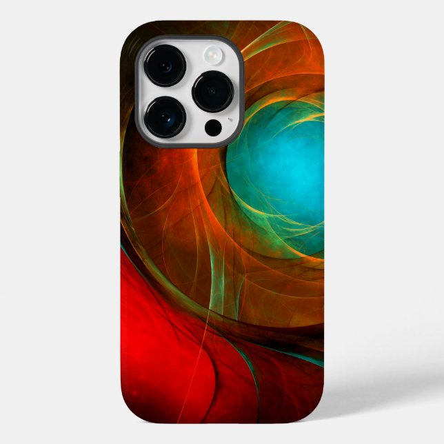 Coques Case-Mate iPhone Blue Eye Moderne Abstrait Art Cool Motif #16 (Verso)